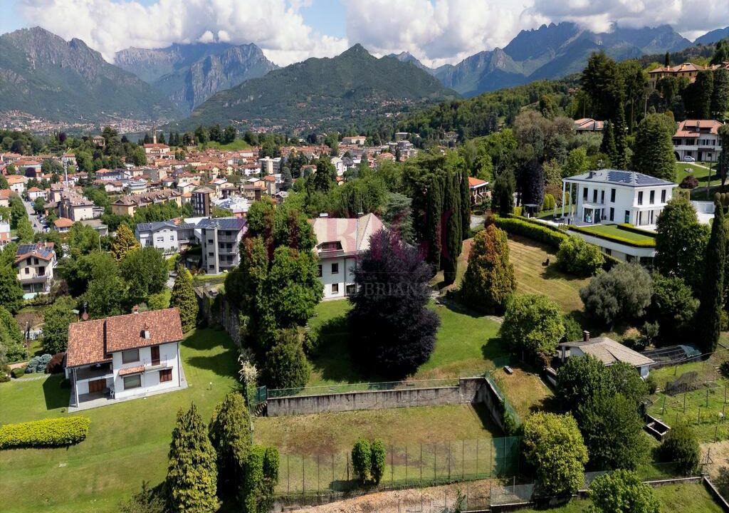 foto aerea panoramica - oggiono - villa in vendita - meriggi