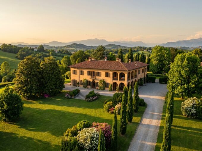 Villa con giardino tra le colline verdi della Brianza, mercato immobiliare delle ville di pregio