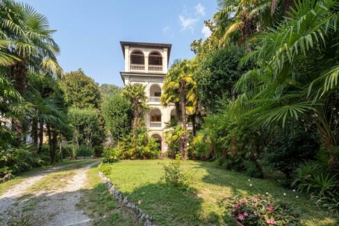 facciata principale villa- villa bonacina - airuno - via Dante - meriggi