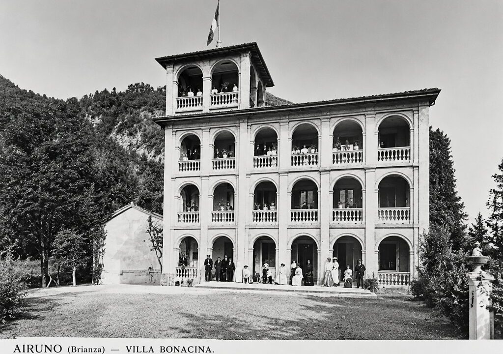 fotografia d'epoca - villa bonacina - airuno