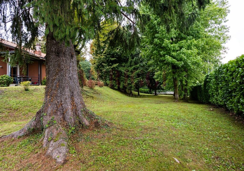 giardino e alberi a nord - brongio - piazza fumagalli - vendita villa - meriggi