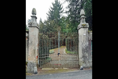 cancello ingresso principale - villa Olgiate Molgora - Meriggi