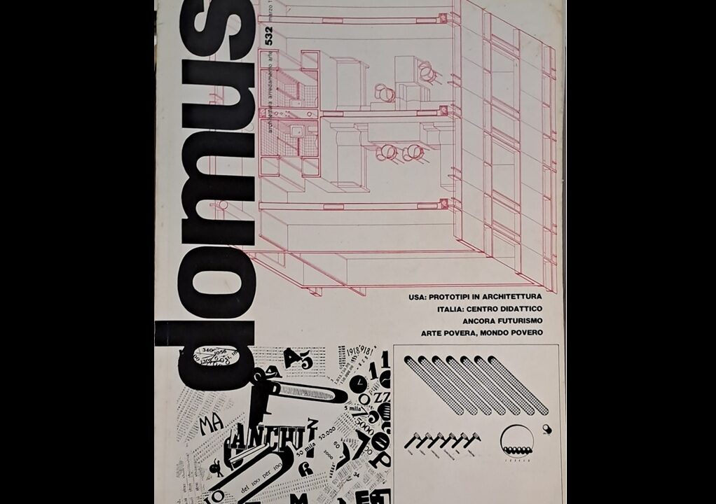 copertina rivista domus villa alzate brianza