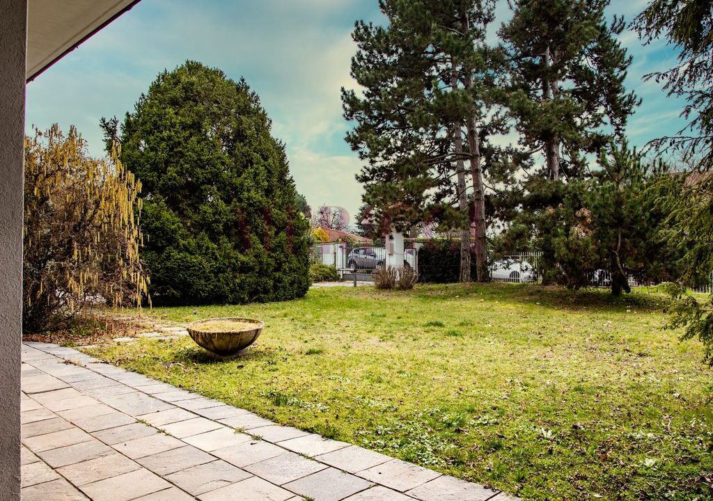 giardino sud e ingresso - villa casatenovo montecarmelo - meriggi