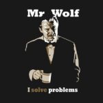 immagine di mr.wolf con scritta risolvo problemi in inglese