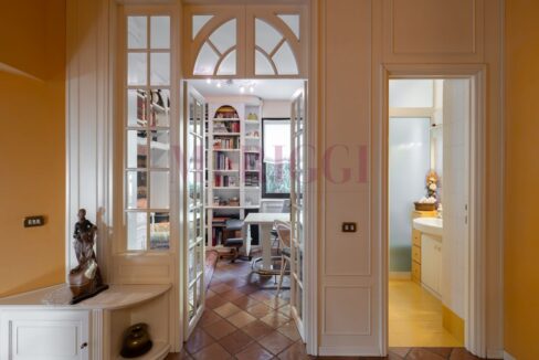 ingresso studio e bagno - arcore - villa in vendita - meriggi