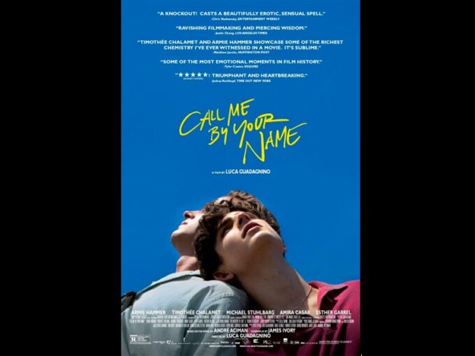 locandina film chiamami con il tuo nome