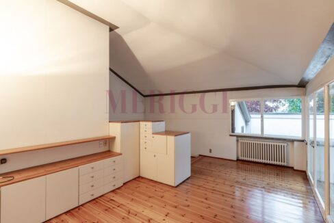 mansarda - villa alzate brianza - vendita - meriggi