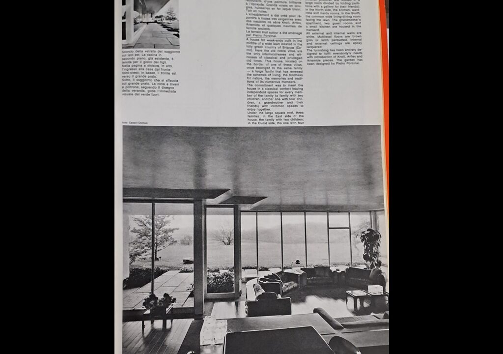 pagina articolo rivista villa alzate brianza