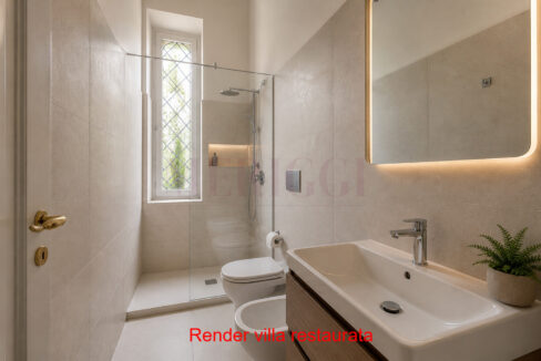render bagno - villa ad asso - meriggi