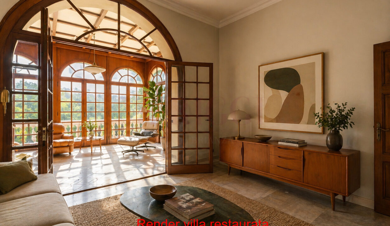 render veranda - villa ad Asso
