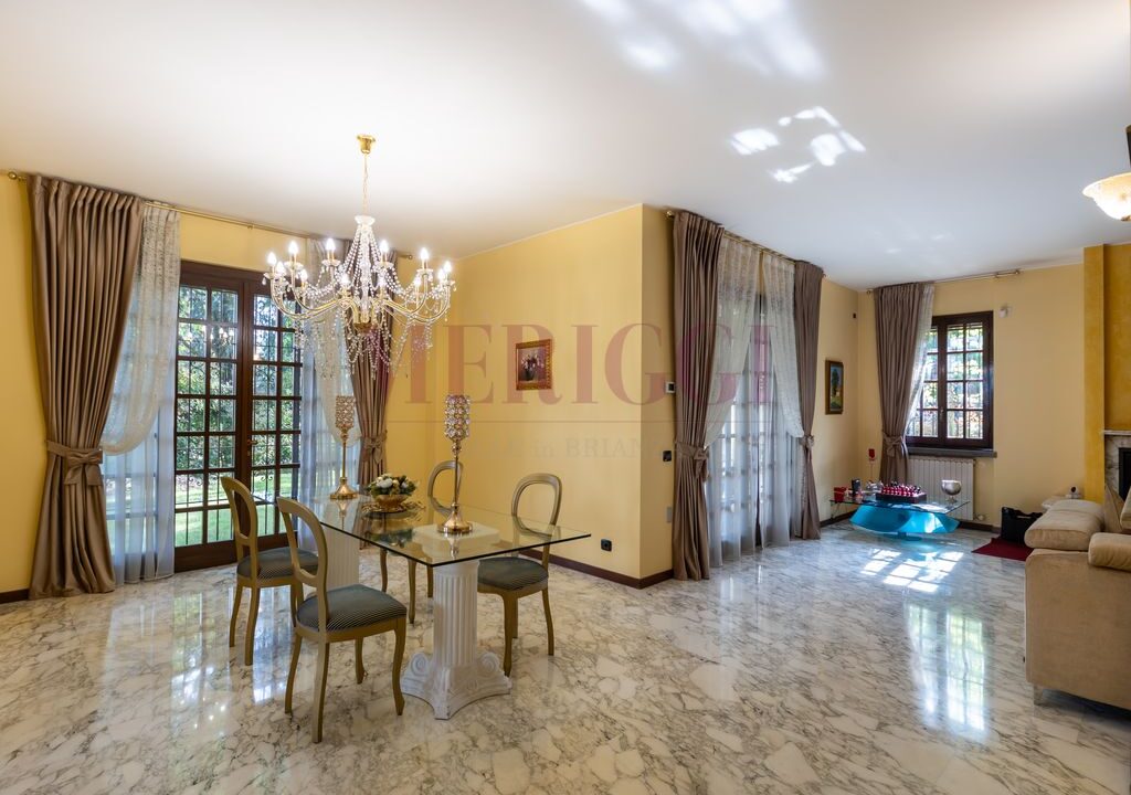 sala da pranzo e soggiorno - villa oreno - vendita - meriggi