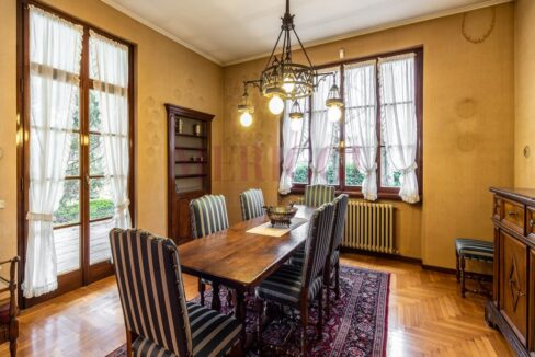 sala da pranzo - villa casatenovo montecarmelo - meriggi