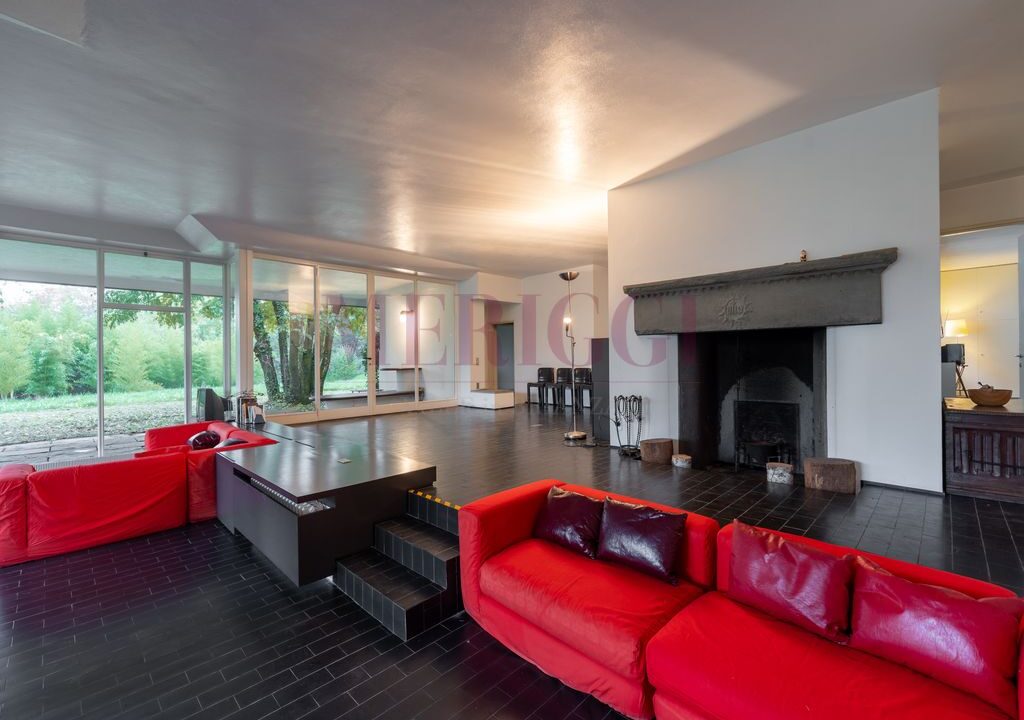 salone e camino - villa alzate brianza - vendita - meriggi